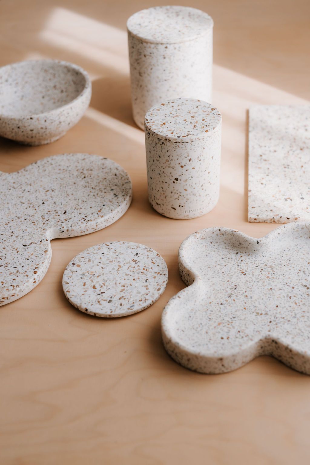 Humdakin Palermo Terrazzo bakke, rød/beige