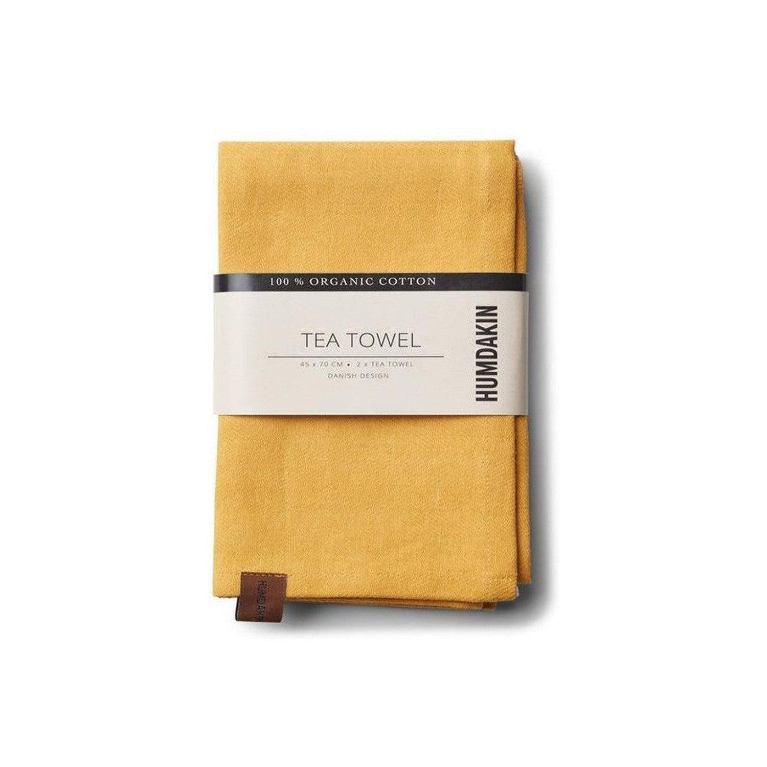 Humdakin Tea Towels, Yellow Fall, 2 Piece