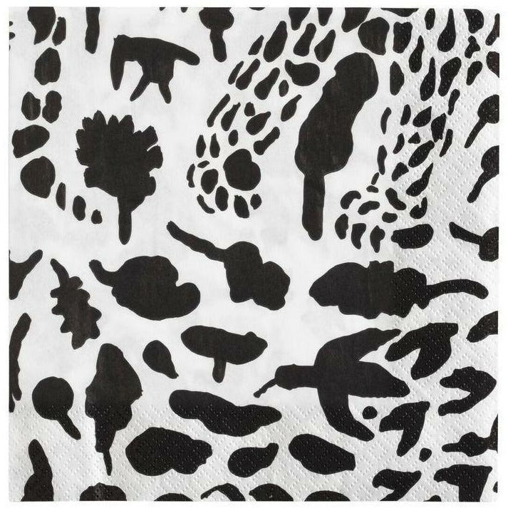 [product_category]-Iittala Oiva Toikka Paper Napkins Cheetah 33x33cm, Black-Iittala-6411923672528-1061269-IIT-1