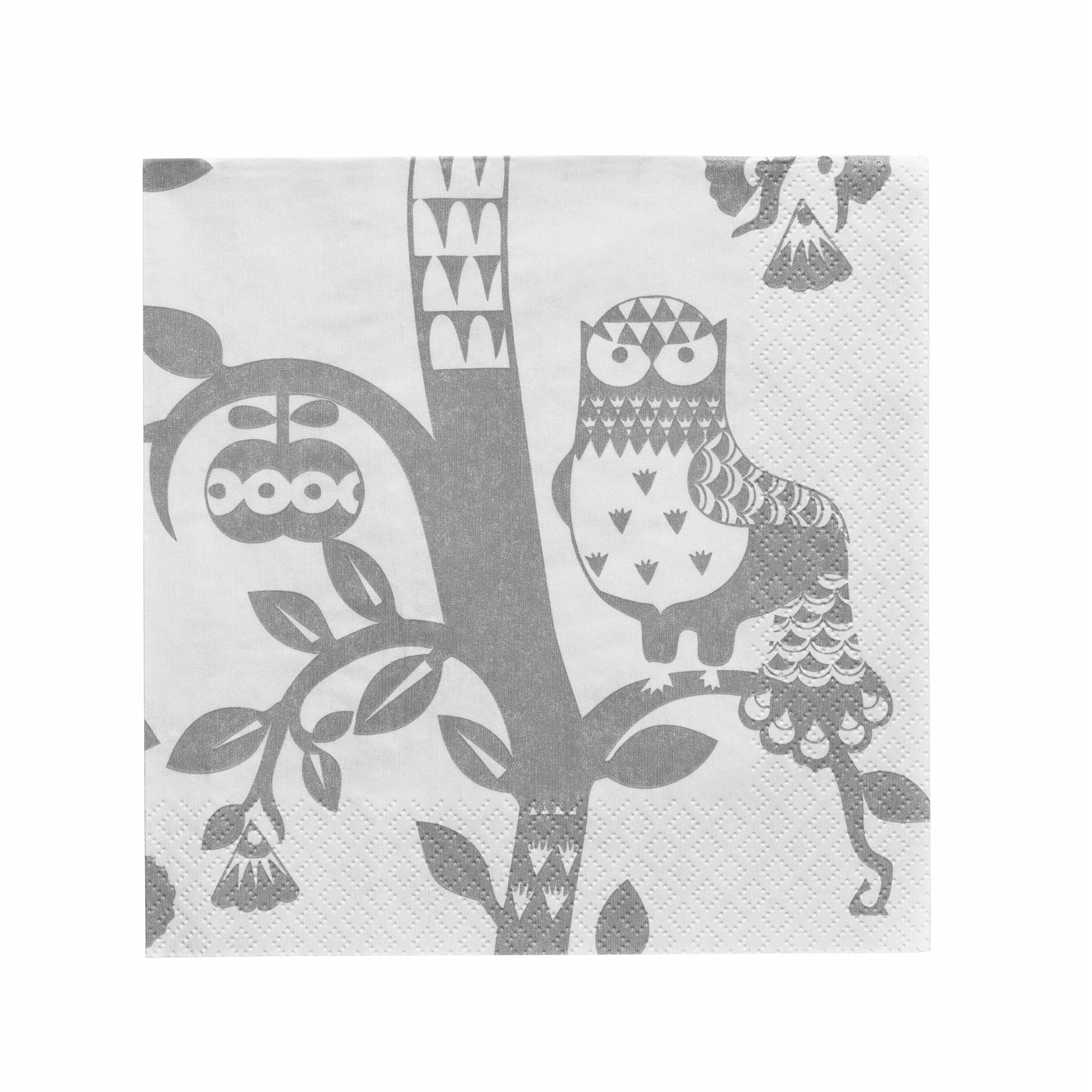 [product_category]-Iittala Taika Paper Napkins 33x33cm, Grey-Iittala-6411923675260-1063051-IIT-1