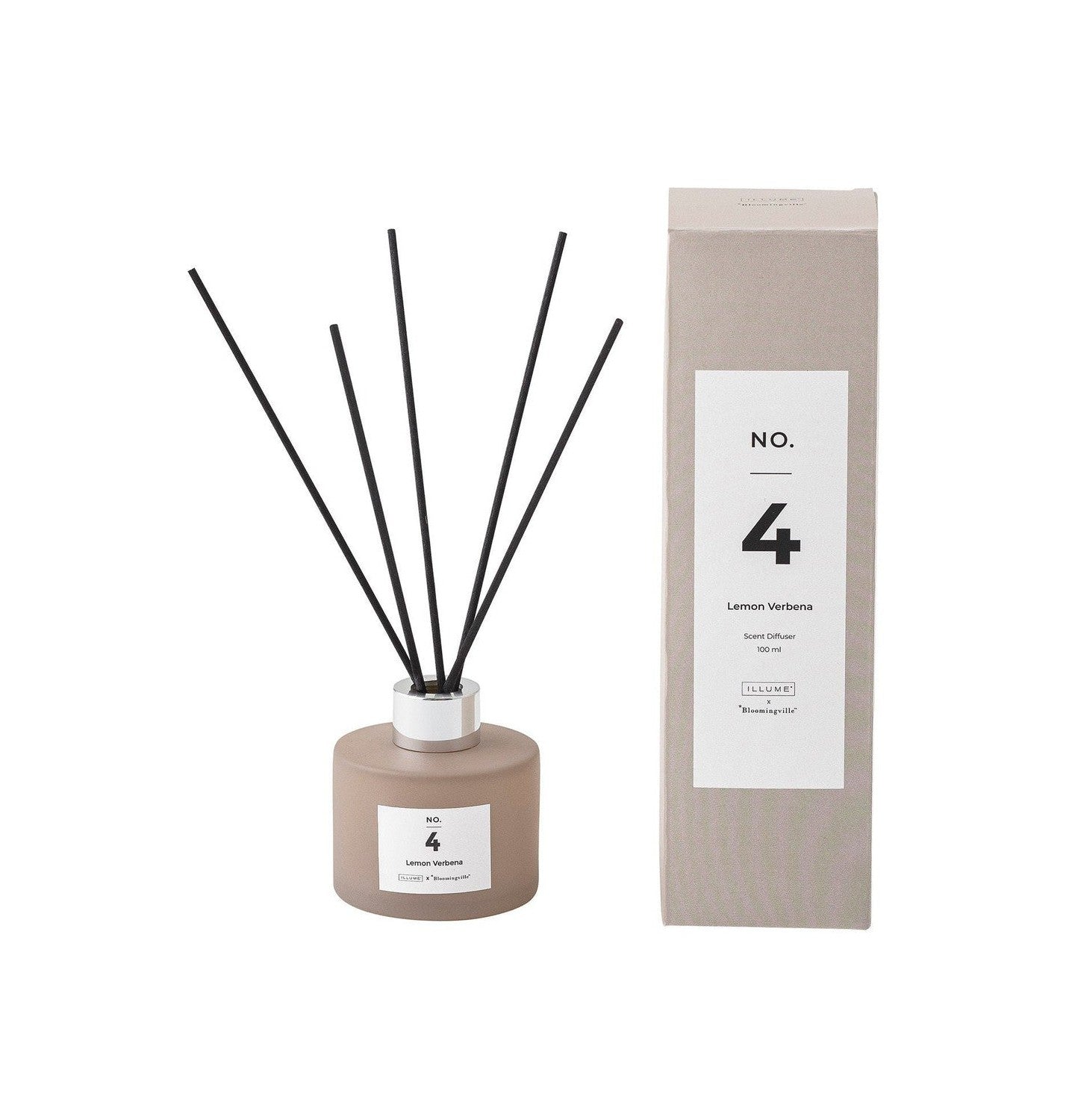 Illume X Bloomingville No.4-Lemon Verbena duft diffusor, natur, væske