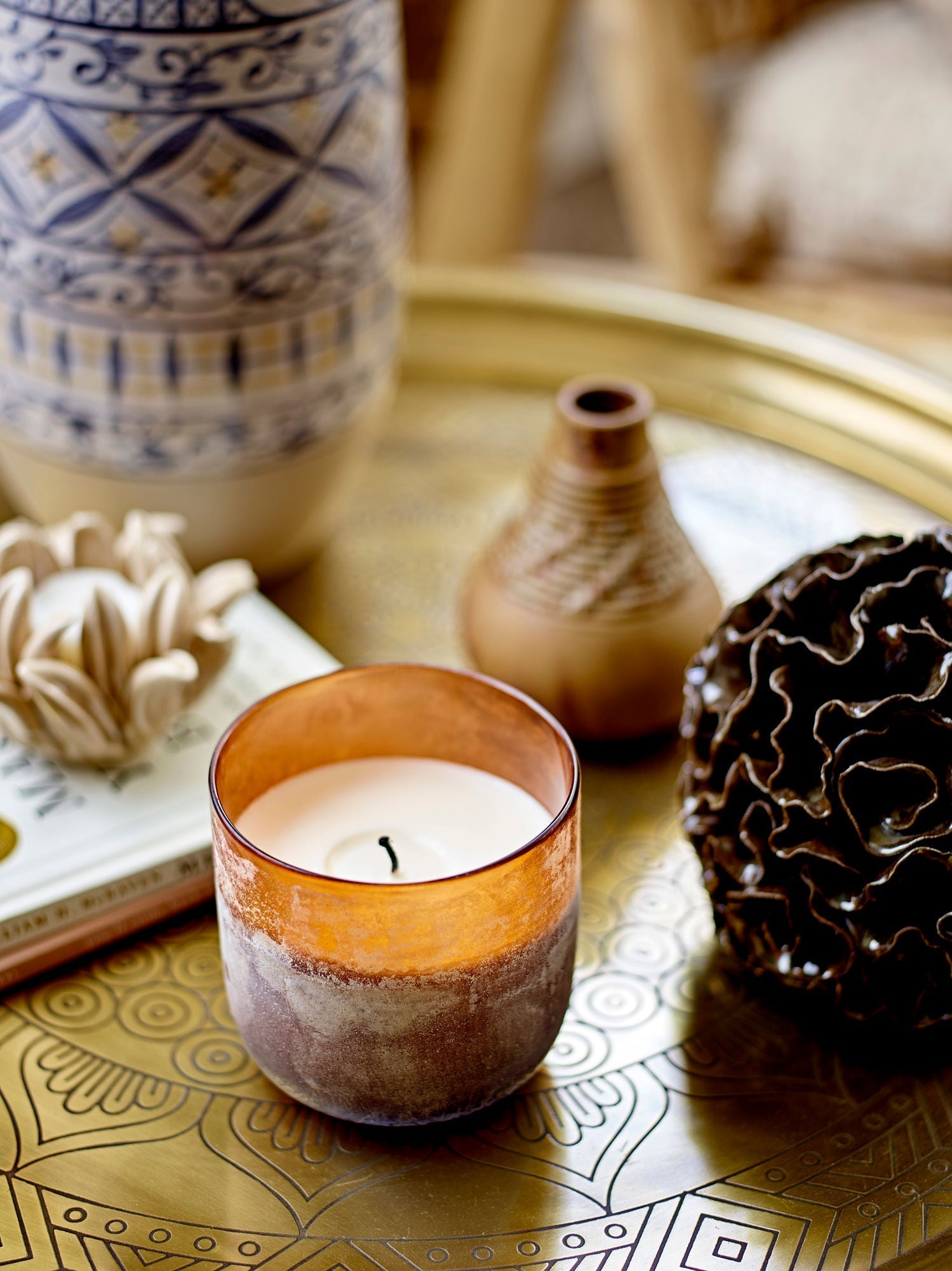 [product_category]-Illume X Bloomingville NO.6-Sequoia Scent Candle, Brown, Wax-Illume X Bloomingville-5711173267859-82052406-BLO-7