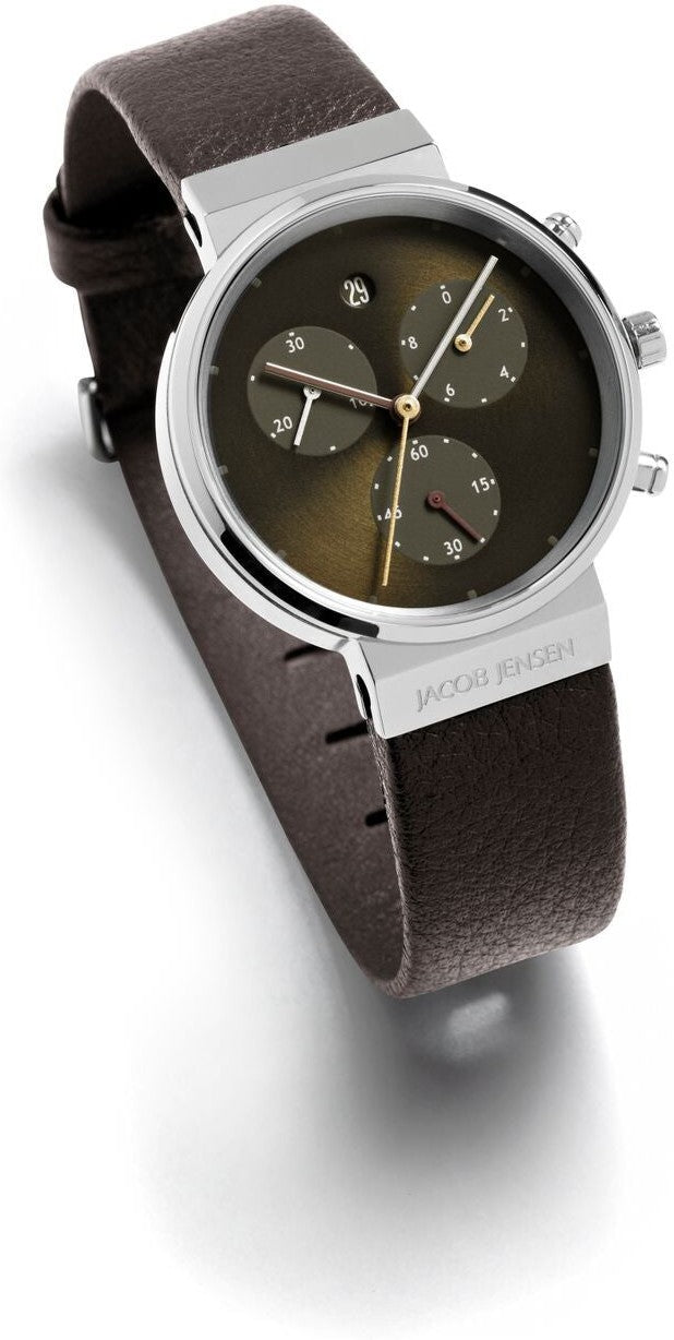 [product_category]-Jacob Jensen Chrono 614 Wristwatch, ø33-Jacob Jensen-5705671006140-32614-JAC-1