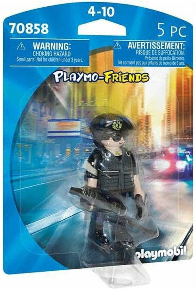 Figura junta PlayMobil Playmo-Friends 70858 Oficial de policía (5 PC)