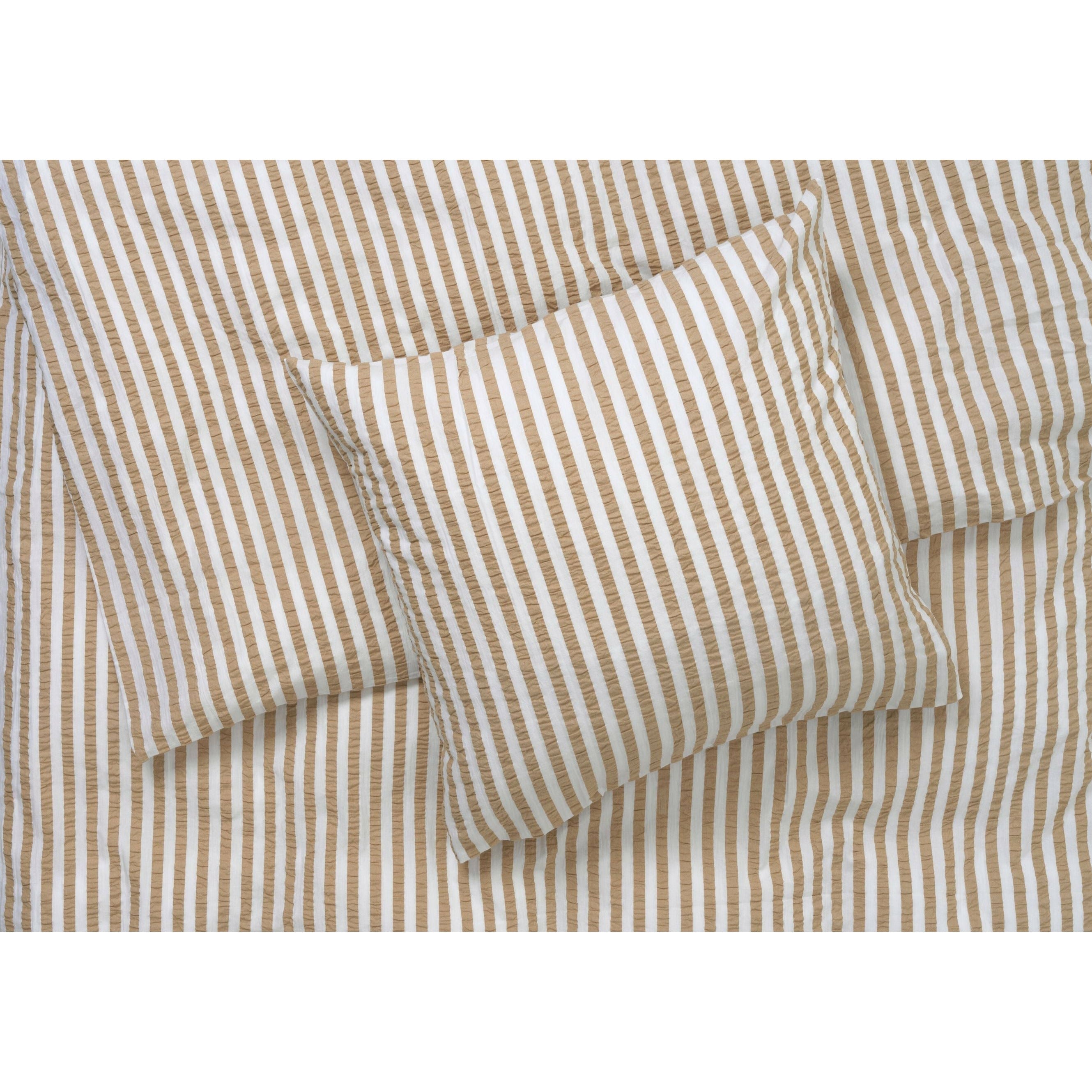 [product_category]-Juna Bæk & Bølge Lines Bed Linen 140x220 Cm, Sand/White-Juna-5713397366332-636633-JUN-2