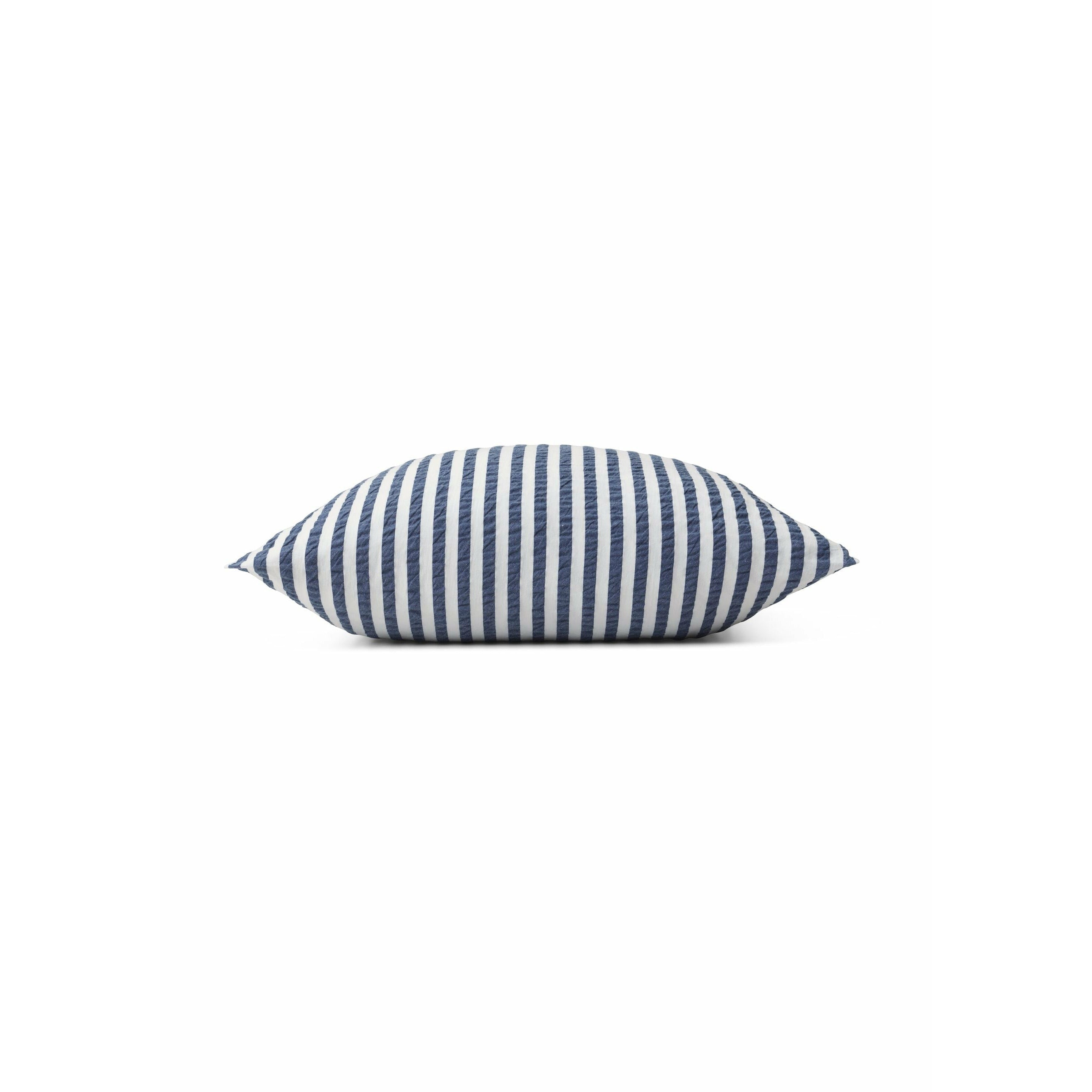 [product_category]-Juna Bæk & Bølge Lines Pillowcase 63x60 Cm, Dark Blue/White-Juna-5713397369302-636930-JUN-2