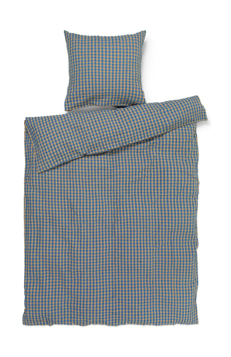 [product_category]-Juna Bæk&Bølge Bed Linen 140 X200 Cm, Blue/Ochre-Juna-5713397360446-636044-JUN-1