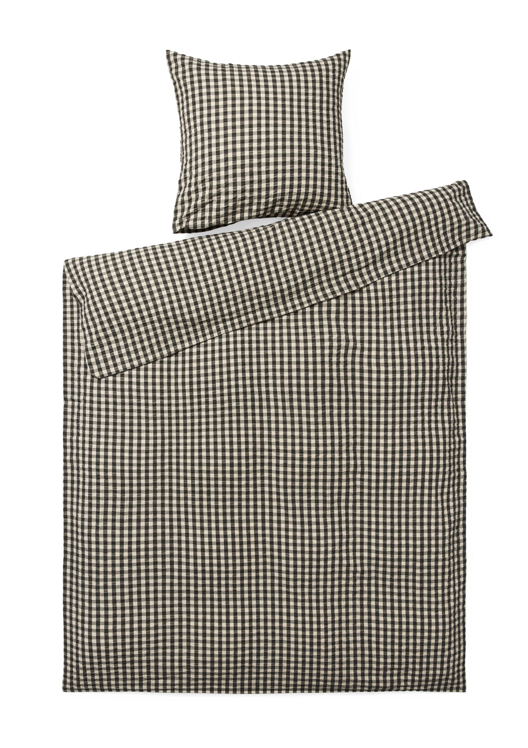 [product_category]-Juna Bæk&Bølge Bed Linen 140x200 Cm, Black/Sand-Juna-5713397370926-637092-JUN-14
