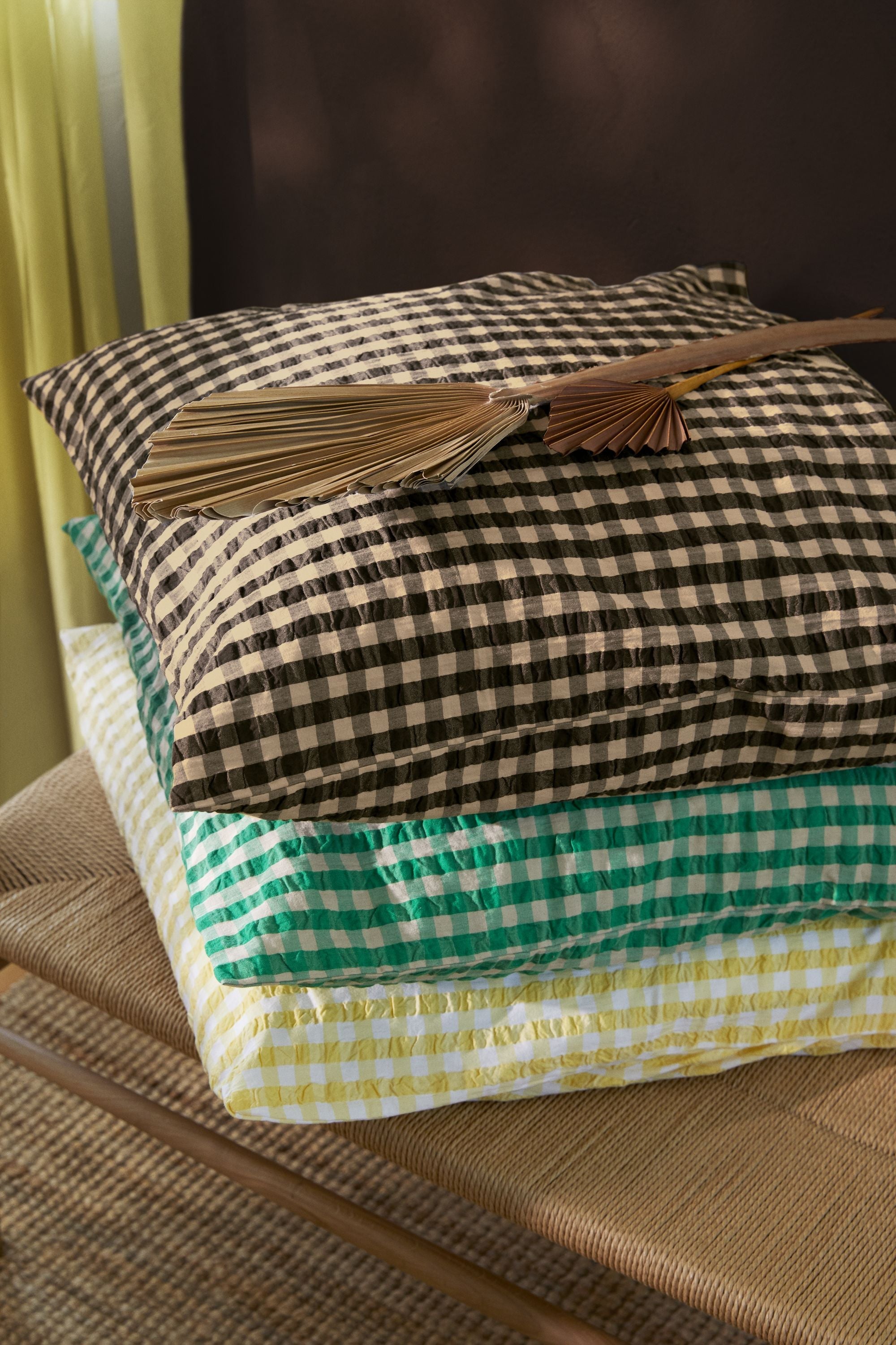[product_category]-Juna Bæk&Bølge Pillowcase 63x60 Cm, Black/Sand-Juna-5713397370957-637095-JUN-9