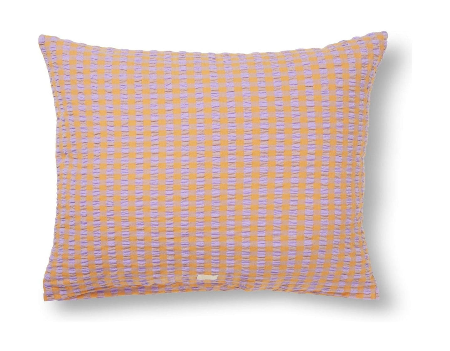 Juna Bæk y Bølge Pillowcase de 63x60 cm, azul lavanda/durazno