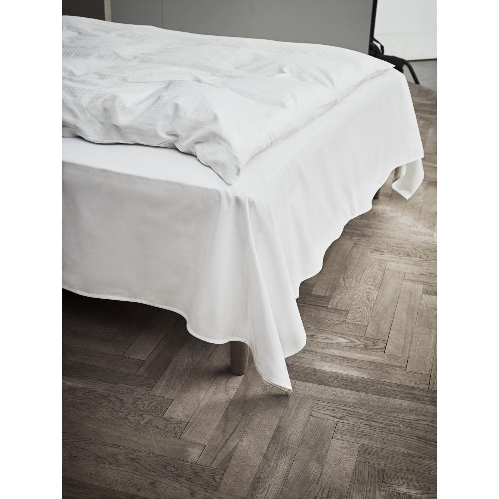 [product_category]-Juna Percale Flat Sheet White, 150x250 Cm-Juna-5705614116202-618306-JUN-2