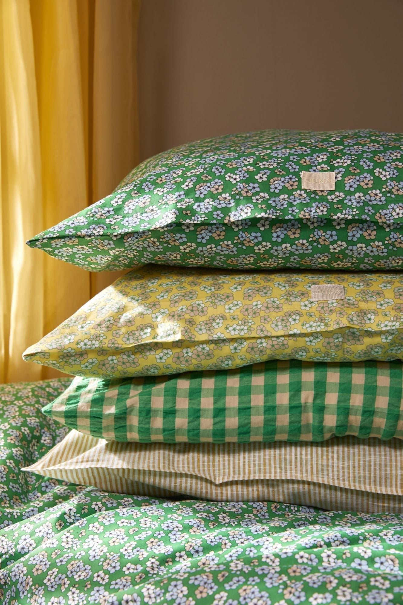 [product_category]-Juna Pleasantly Bed Linen 140x200 Cm, Green-Juna-5713397360224-636022-JUN-3