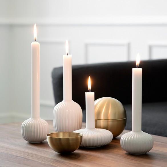 Kähler Hammershøi Candle Holder White, Mini