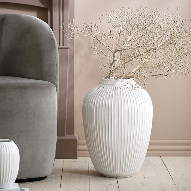 [product_category]-Kähler Hammershøi Floor Vase, White ø 36 Cm-Kähler-5703779180151-692390-KAE-3