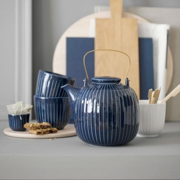 Kähler Hammershøi Teapot, Indigo