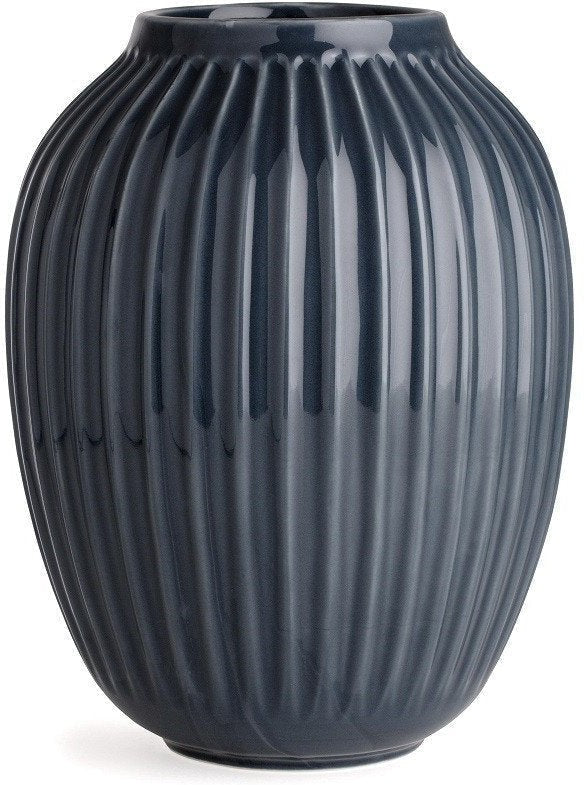 Kähler hammershøi vase anthracite gris, grand