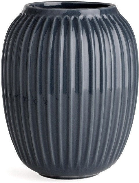 Kähler Hammershøi Vase Anthracite Gray, Medium