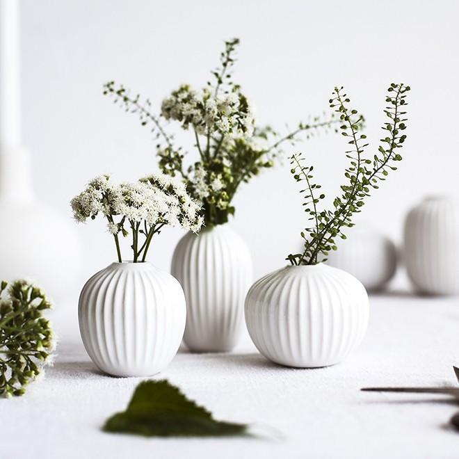 Kähler hammershøi vases mini, 3 p cs