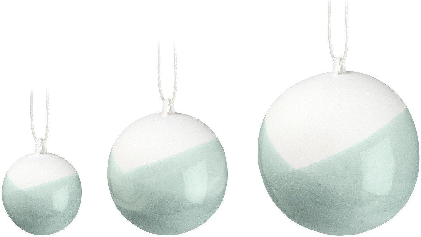 Kähler Nobili Decorative Balls, Jade Green