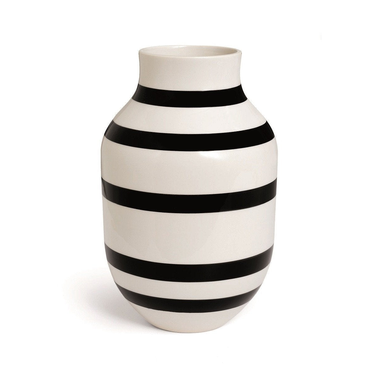 [product_category]-Kähler Omaggio Vase Black, Large-Kähler-5703779015248-690182-KAE-1