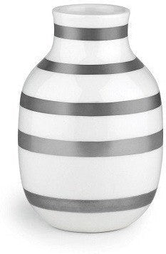 [product_category]-Kähler Omaggio Vase Silver, Small-Kähler-5703779152110-691790-KAE-1