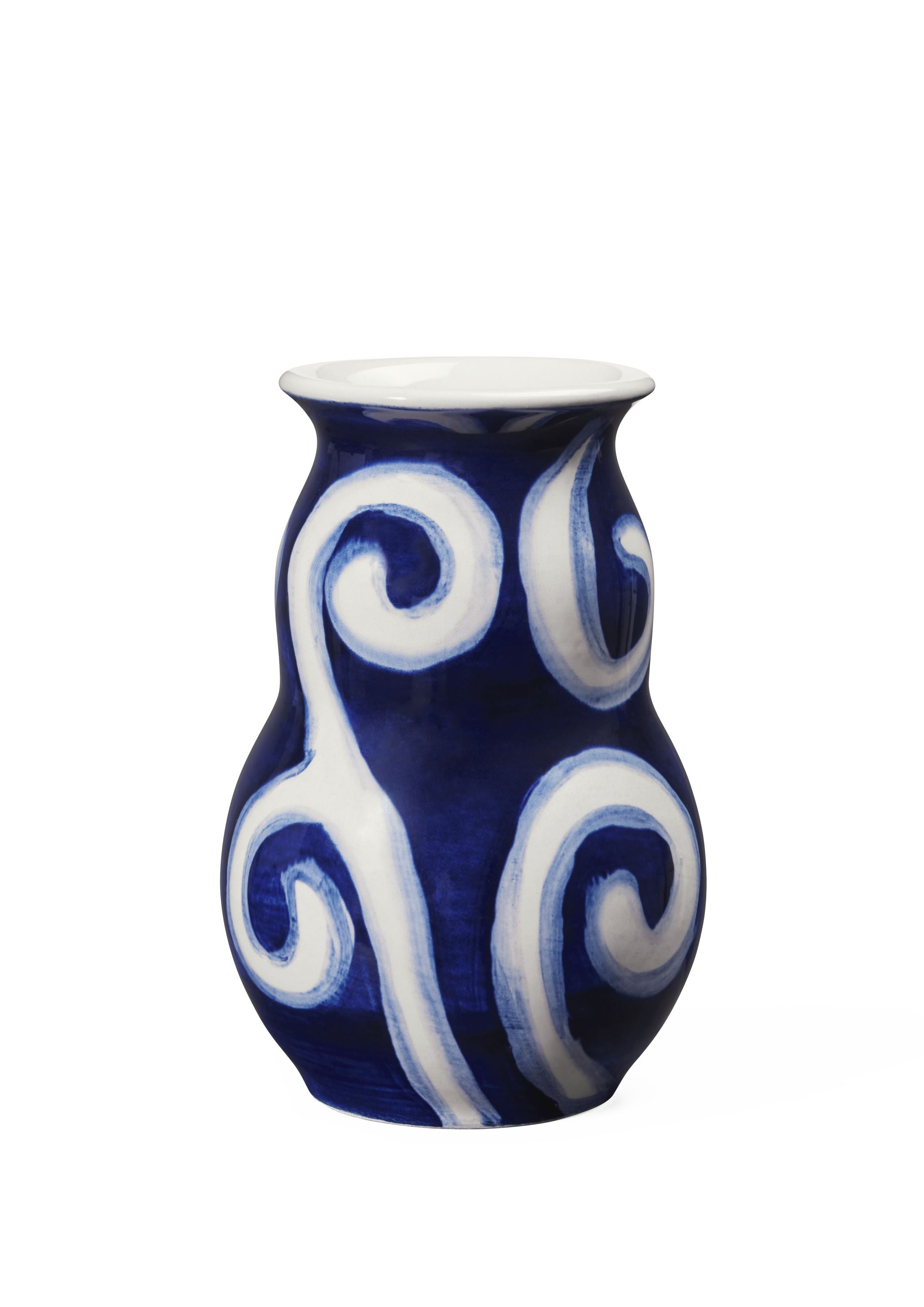 [product_category]-Kähler Tulle Vase H13 Cm Blue-Kähler-5703779187211-695012-KAH-12