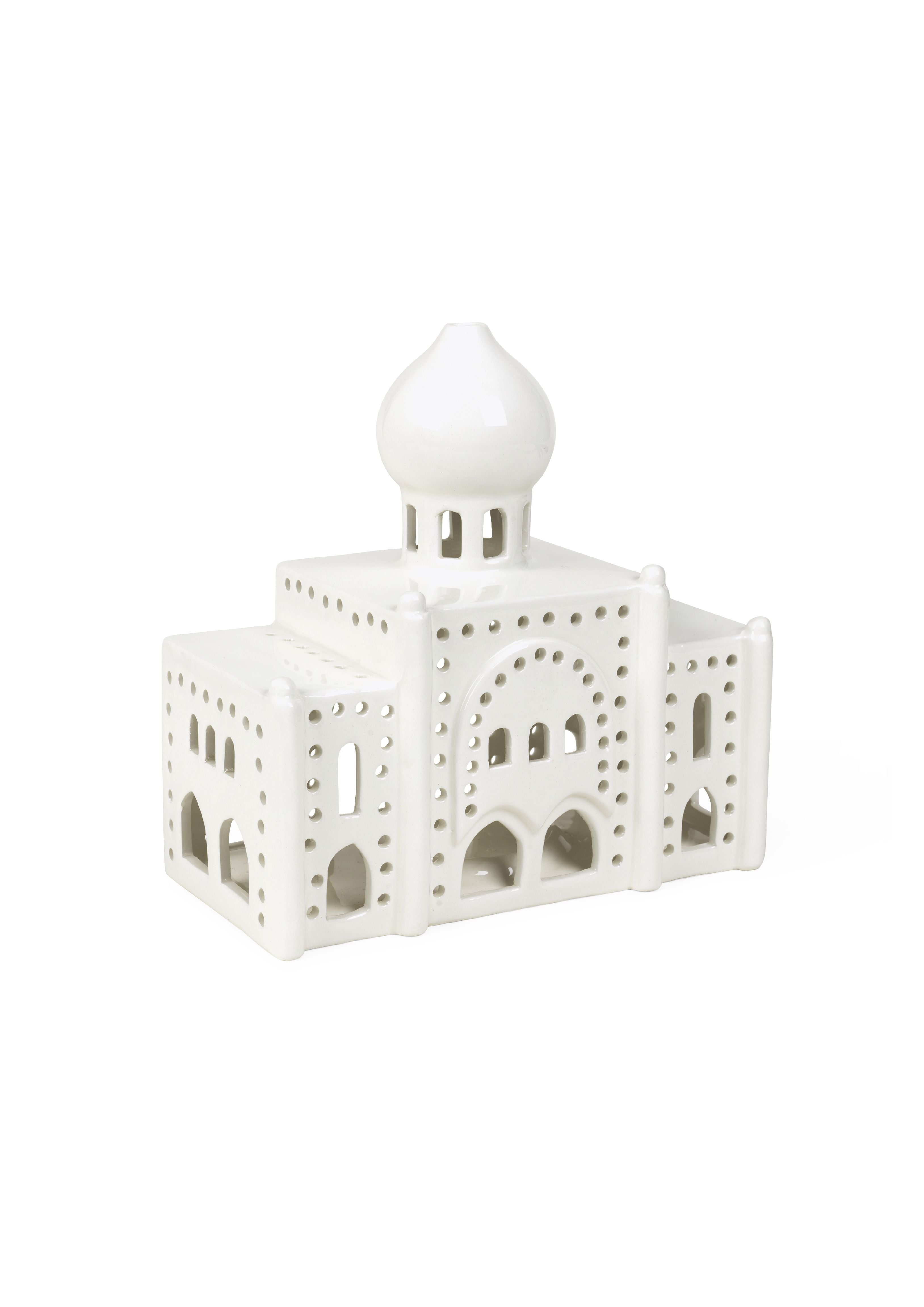 [product_category]-Kähler Urbania Tivoli Lighthouse Nimb White-Kähler-5703779185941-691056-KAH-2