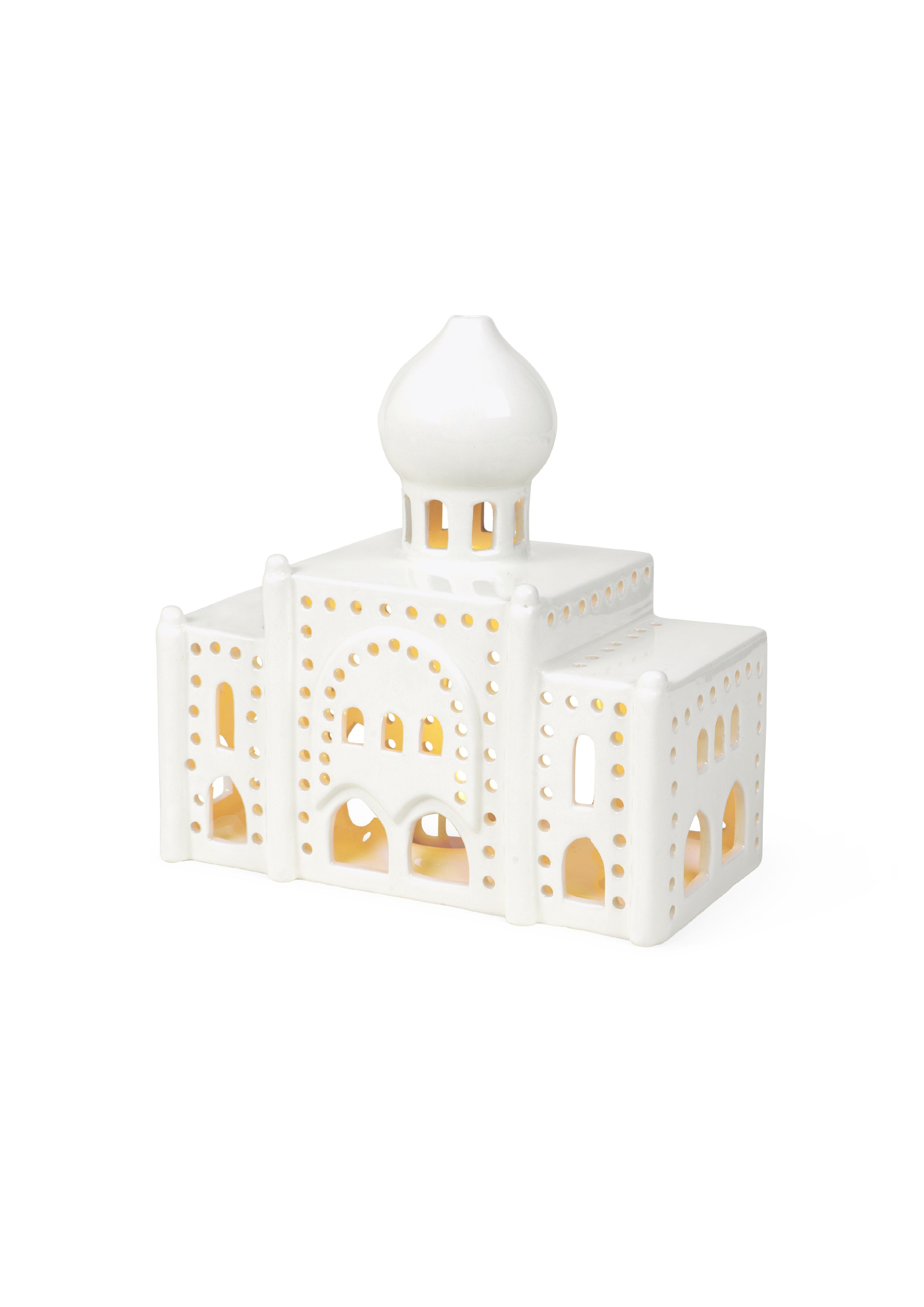 [product_category]-Kähler Urbania Tivoli Lighthouse Nimb White-Kähler-5703779185941-691056-KAH-5