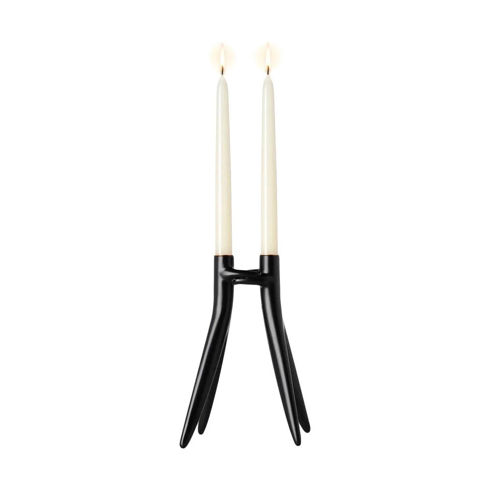 [product_category]-Kartell Abbracciaio Candelabra, Black-Kartell-8058967175585-0195509-KAR-1