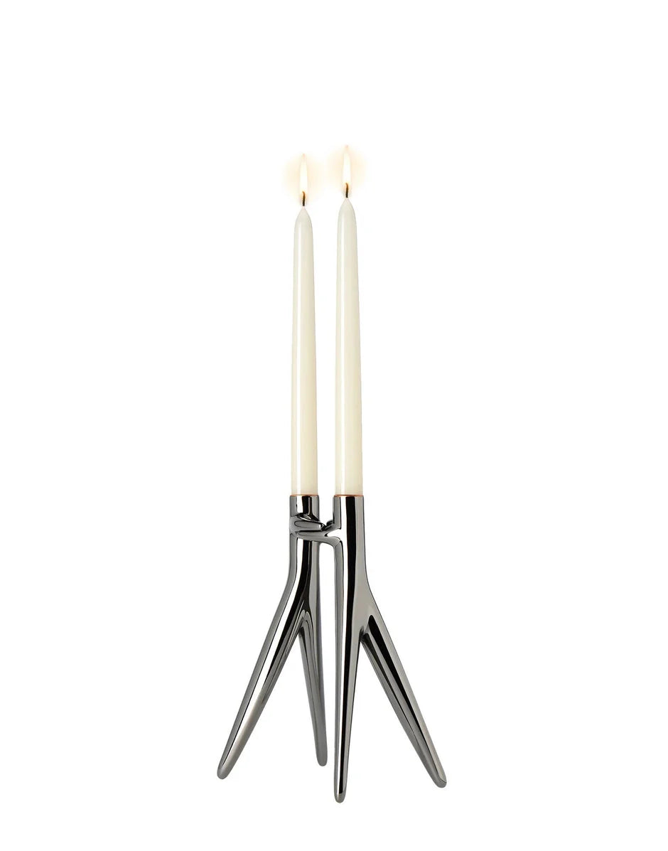 [product_category]-Kartell Abbracciaio Candelabra, Gun Barrel Grey-Kartell-8058967173796-01955CF-KAR-2