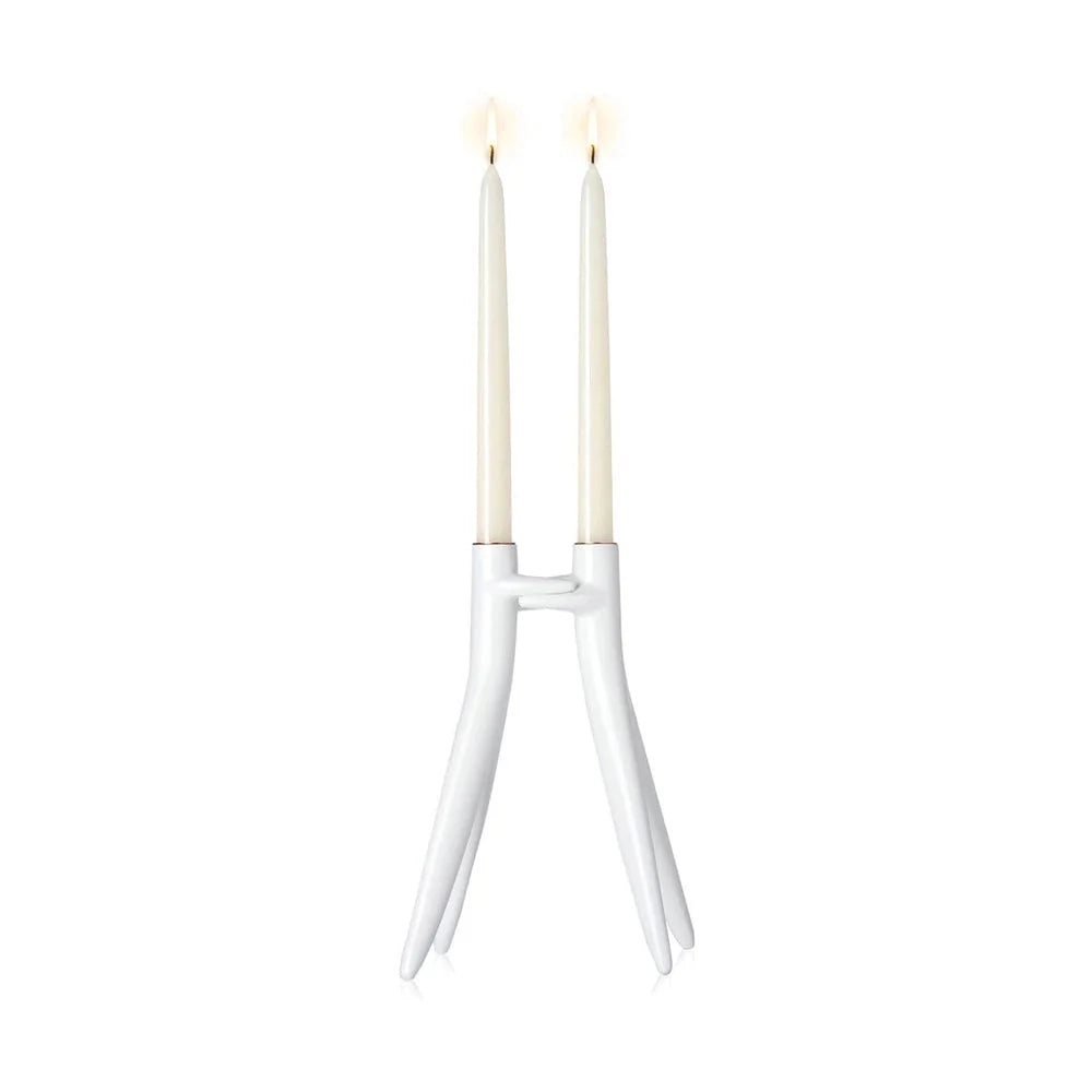 [product_category]-Kartell Abbracciaio Candelabra, White-Kartell-8058967175561-0195503-KAR-1