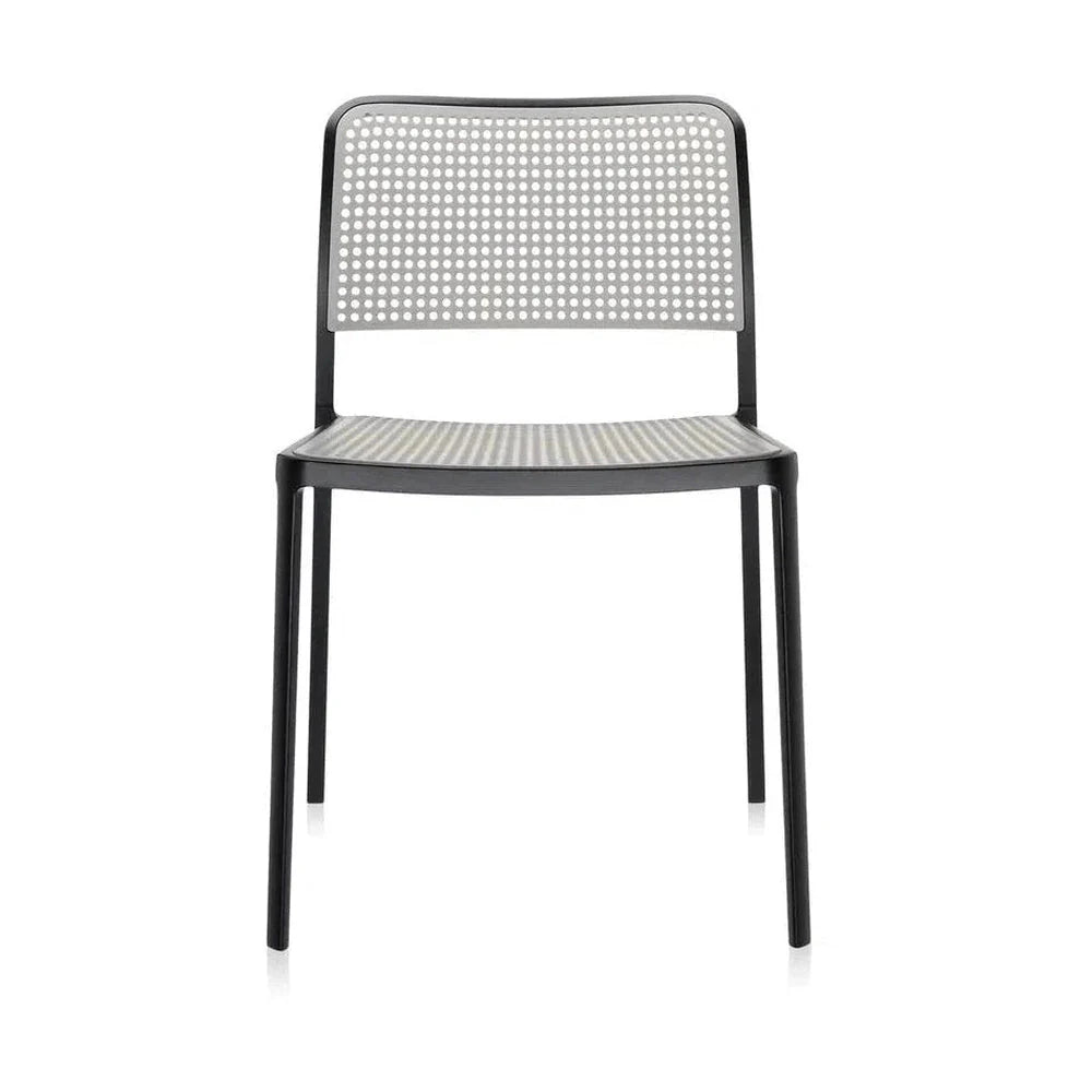 Chaise Kartell Audrey, gris noir / clair