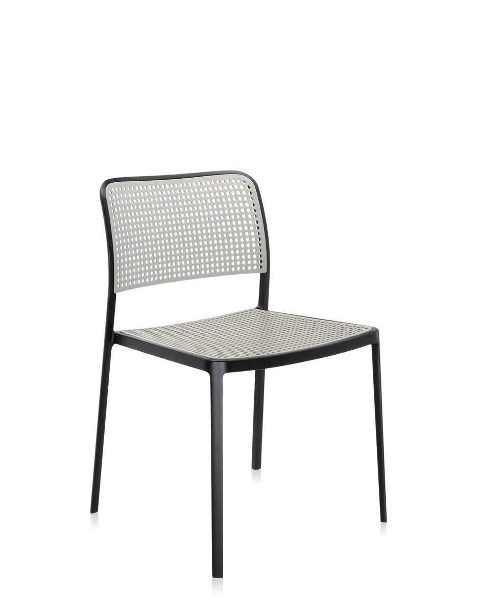 [product_category]-Kartell Audrey Chair, Black/Light Grey-Kartell-8058967070897-05875N3-KAR-2