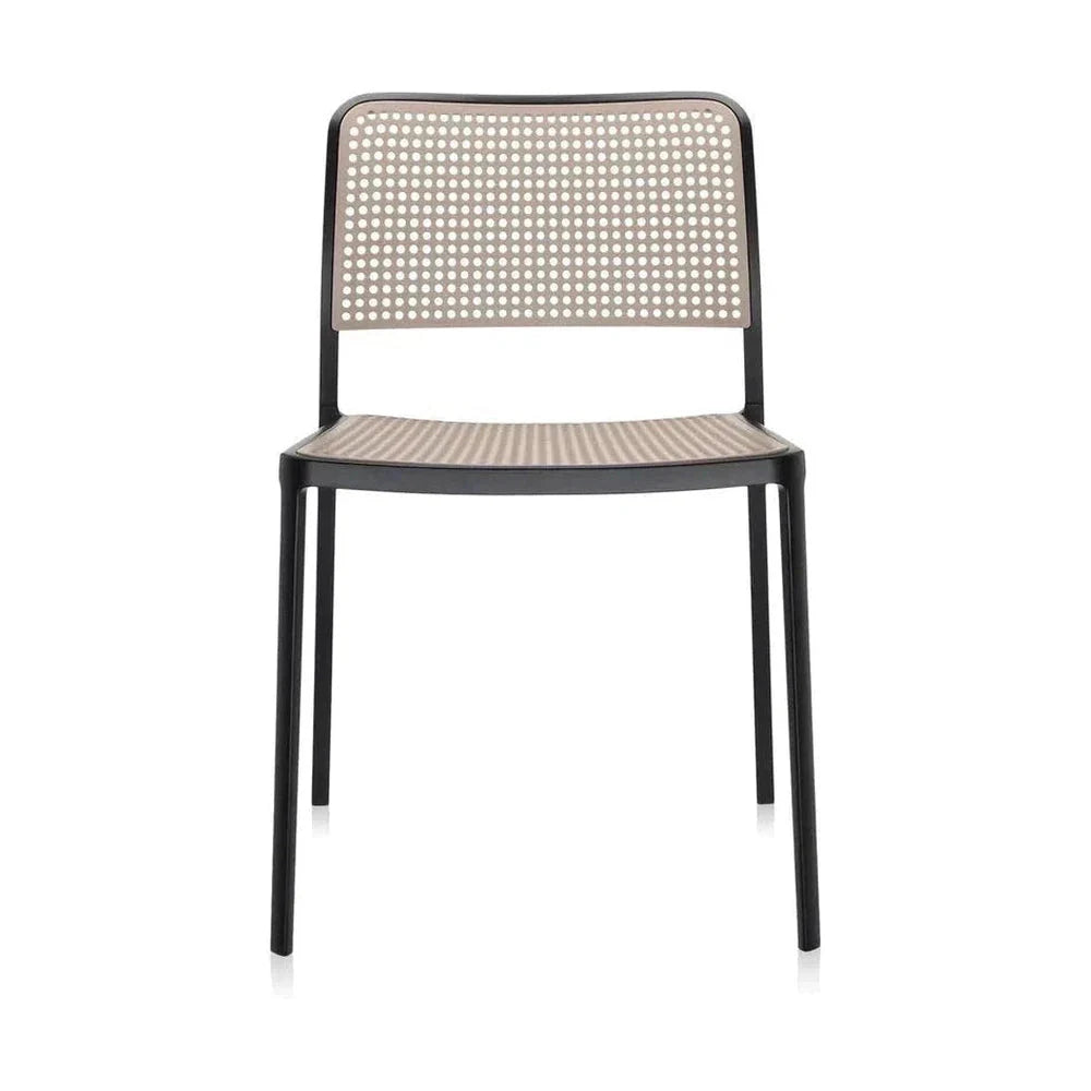 Kartell Audrey stol, sort/sand