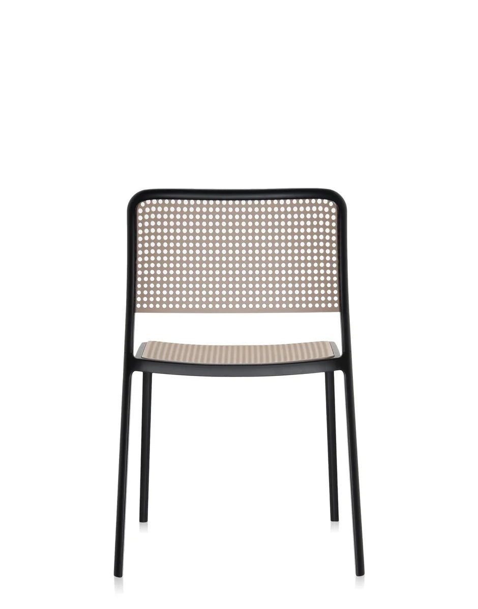 [product_category]-Kartell Audrey Chair, Black/Sand-Kartell-8058967070903-05875N4-KAR-4