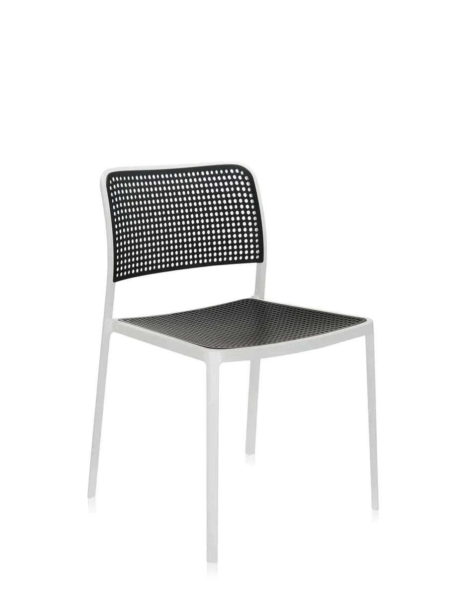 [product_category]-Kartell Audrey Chair, White/Black-Kartell-8058967070842-05875B2-KAR-9