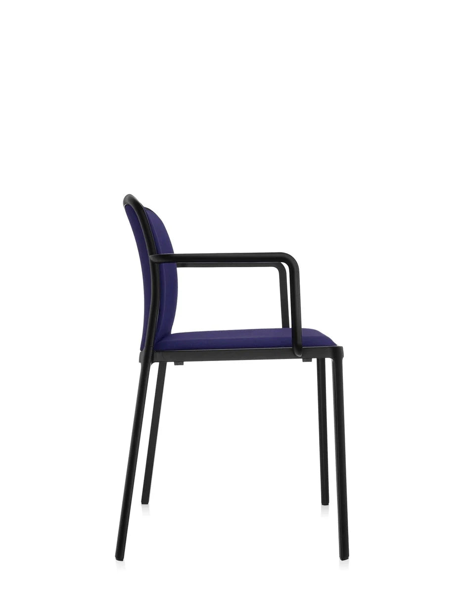 [product_category]-Kartell Audrey Soft Armchair, Black/Blue-Kartell-8058967162011-05976NP-KAR-3