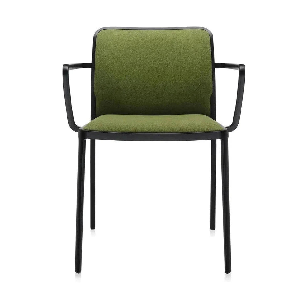 Fauteuil Kartell Audrey Soft, noir / vert