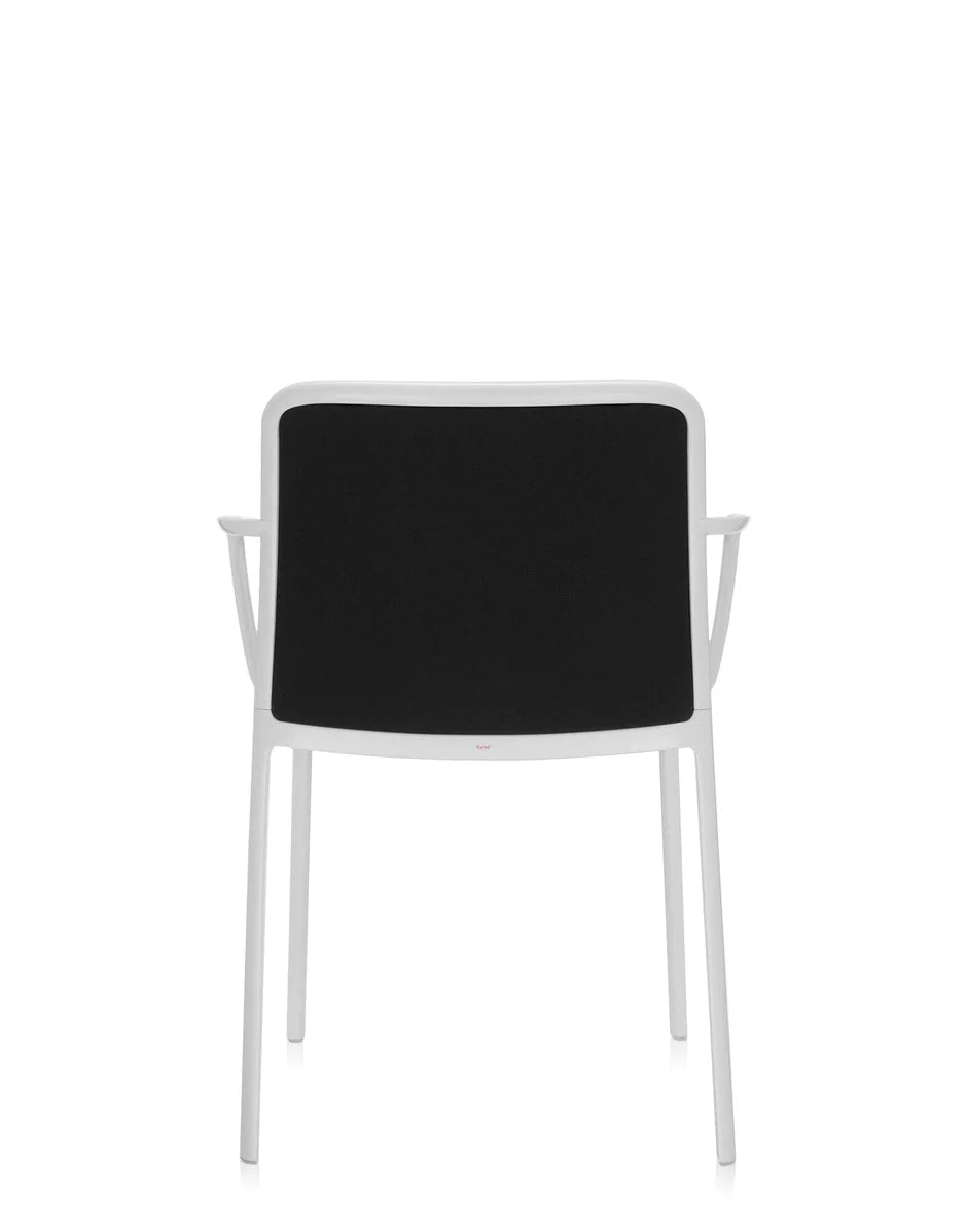 [product_category]-Kartell Audrey Soft Armchair, White/Black-Kartell-8058967162455-05976BB-KAR-4