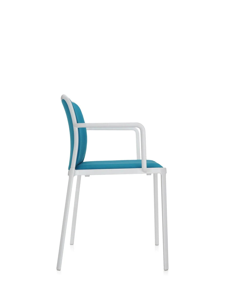 [product_category]-Kartell Audrey Soft Armchair, White/Teal Blue-Kartell-8058967162257-05976BR-KAR-3