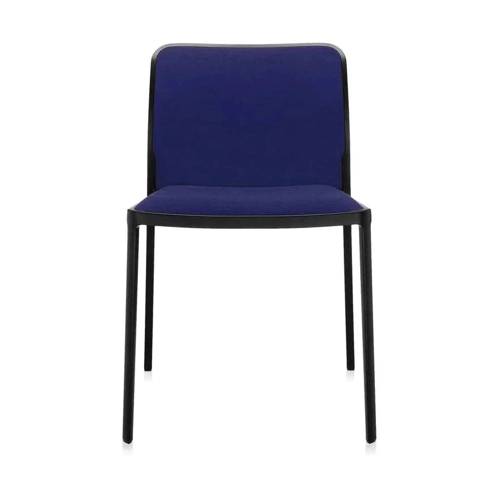 Silla suave de Kartell Audrey, negro/azul