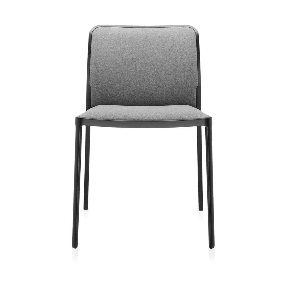 Kartell Audrey Soft Stuhl, schwarz/grau