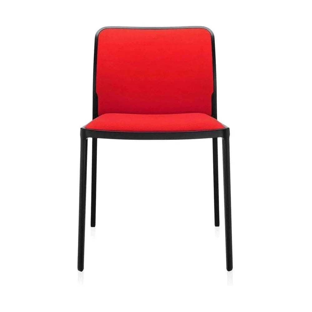 Silla suave de Kartell Audrey, negro/rojo