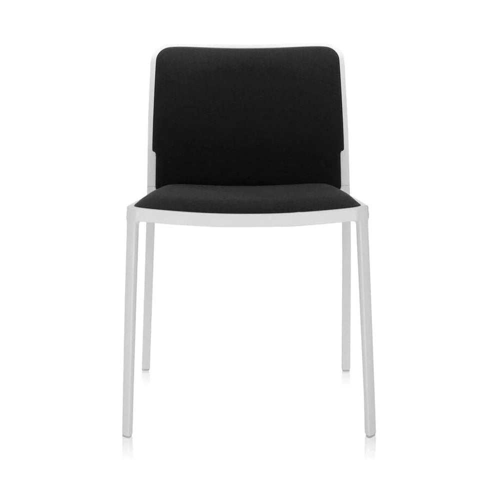 Kartell Audrey Soft Stuhl, weiß/schwarz