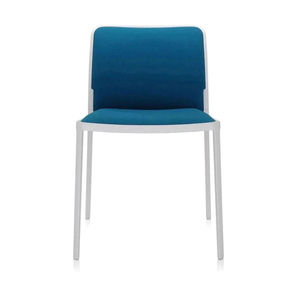 Silla suave de Kartell Audrey, Blanco/azul verde azulado