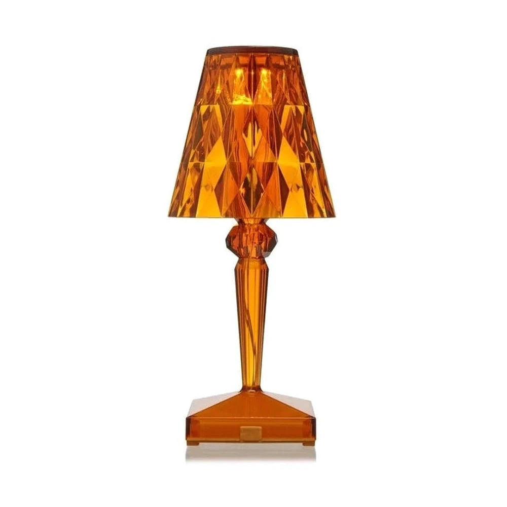 Lampe de table de batterie Kartell, ambre