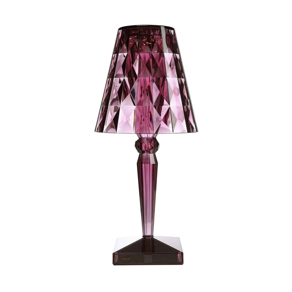 Kartell Big Battery Table Lamp Plug -version, Plum