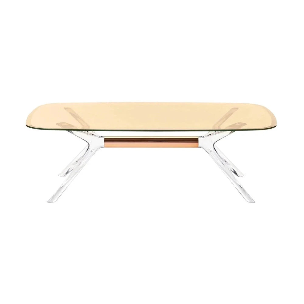 Kartell blast sidebord rektangulær, bronze/bronze