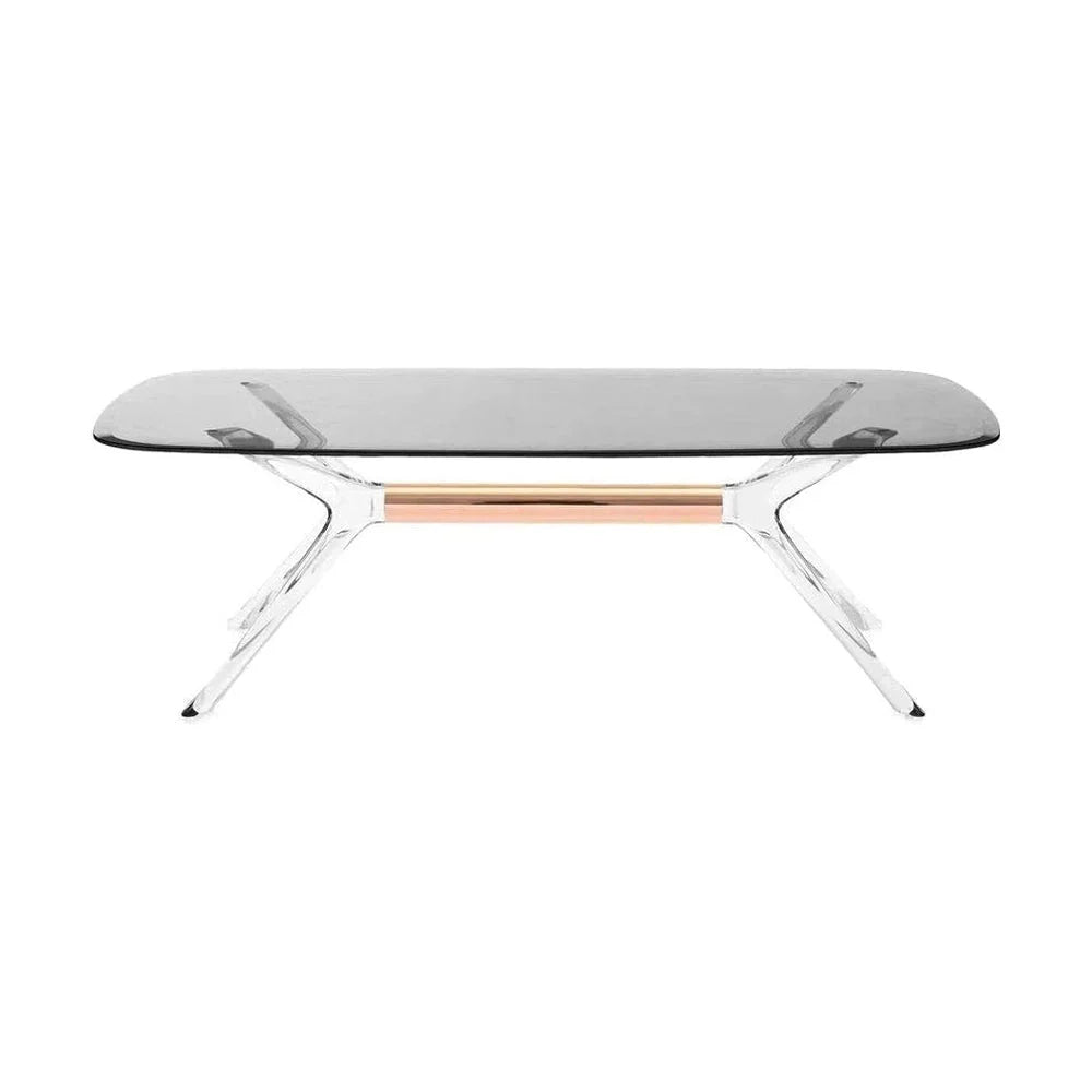 Mesa lateral de Kartell Blast rectangular, bronce/gris