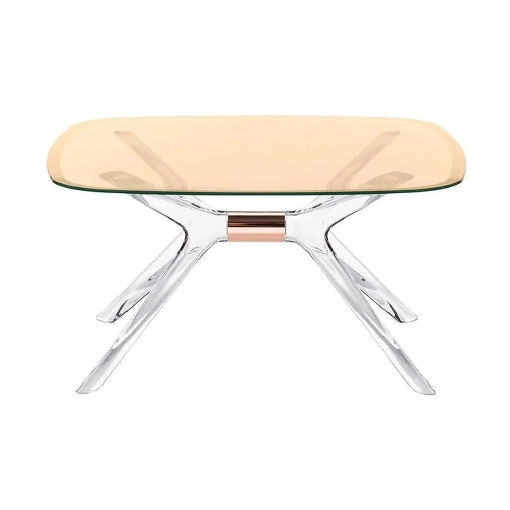 Kartell blast sidebord firkant, bronze/bronze